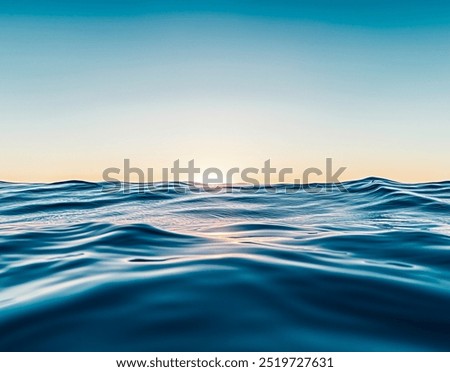 Similar – Image, Stock Photo When the sea and sky merge in the mist