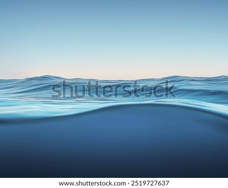 Similar – Image, Stock Photo When the sea and sky merge in the mist