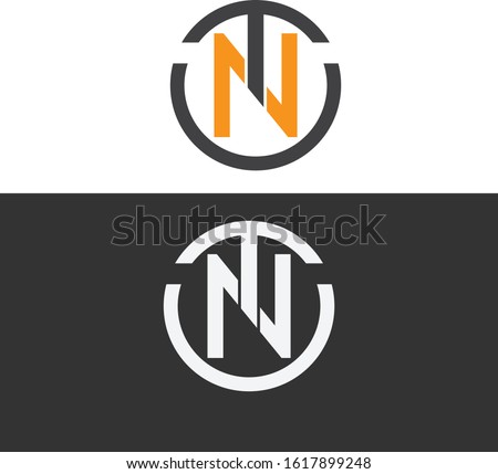 Outstanding professional elegant trendy awesome artistic  TN , TNC, monogram initial based Alphabet icon logo.