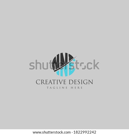  NNE Letter Logo Design Cross Monogram Icon. Stock fotó © 