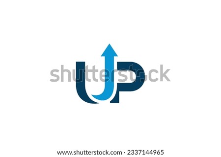 finance up logo icon with arrow