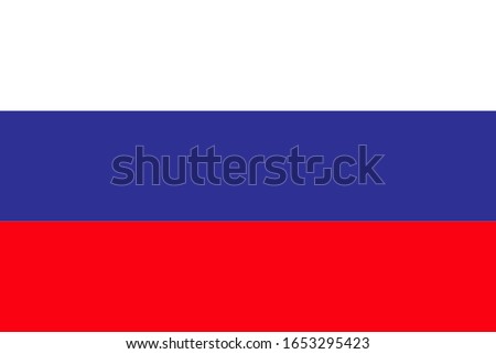 Russian Federation Flag. National flag of Russia. Vector 10 EPS illustration for banners or backgrounds. 