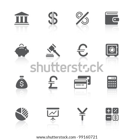 finance icons for your design