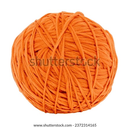 Similar – Image, Stock Photo White and orange threads on loom