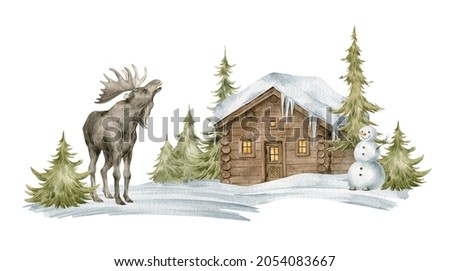 Similar – Image, Stock Photo The moose is fine