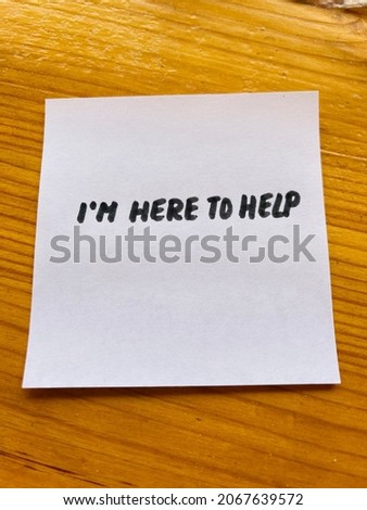 Similar – Image, Stock Photo Here I am! me attendance