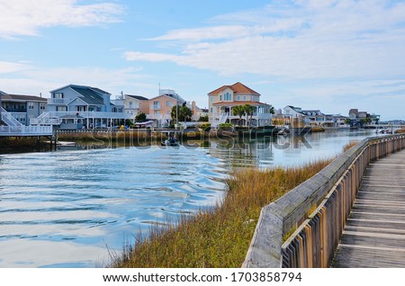 Similar – Image, Stock Photo north beach marsh