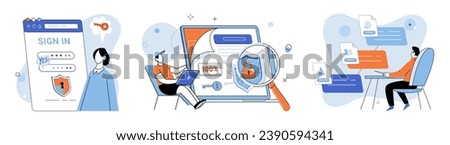 Similar – Image, Stock Photo Essential things to buy for self quarantine, disaster