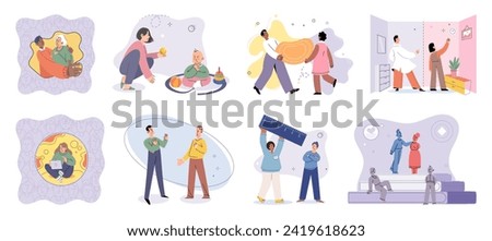 Personal space vector illustration. The personal space metaphor symbolizes invisible boundaries we establish to protect ourselves Feeling safe and comfortable in our personal space is essential