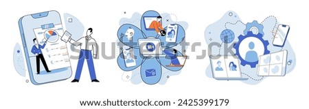 Video conference. Vector illustration. Video chat platforms have made connecting with others effortless and convenient The video conference concept revolutionizes remote meetings and discussions