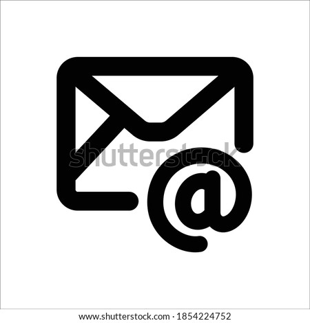 Email Icon - Vector Illustration .