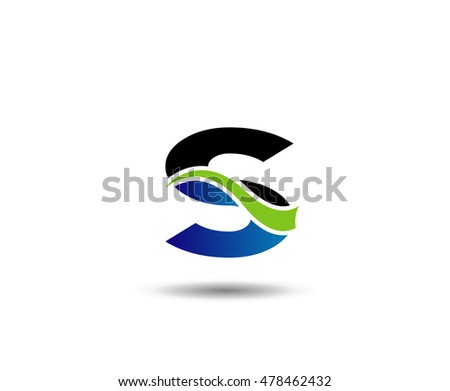 Letter S Logo Stock Vector Illustration 478462432 : Shutterstock