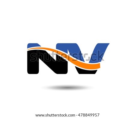 NV company linked letter logo
