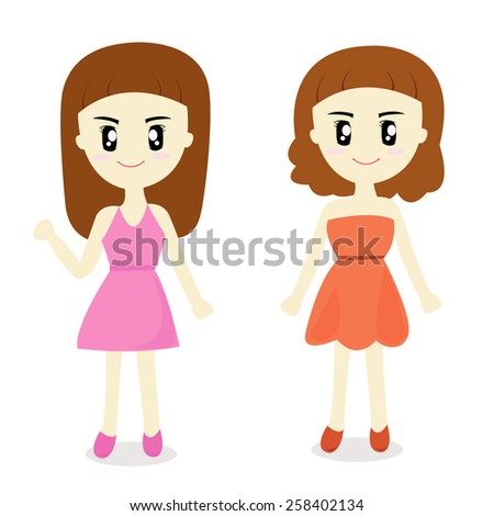 100+ Cartoon Girl Vectors | Download Free Vector Art & Graphics