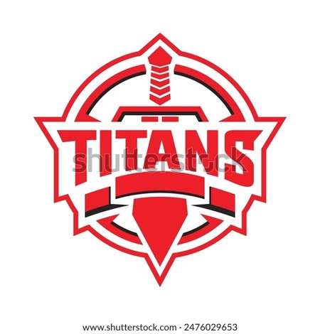 titans logo , simple and clean