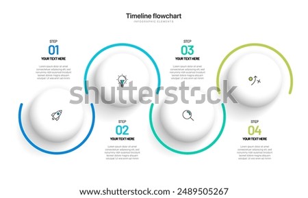 Timeline infographic design with 6 options or steps. Infographics for business concept. Can be used for presentations workflow layout, banner, process, diagram, flow chart, info graph, annual report.