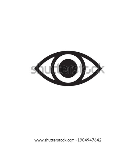 eye lens icon vector symbol illustration