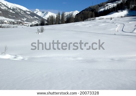 Cross country or nordic skiing in Switzerland