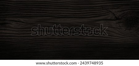 Close Up View Of Striking Black Oak Wood Texture  After Burning Process, Beautiful Wood Texture Background