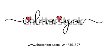 Image, Stock Photo I love you Love Graffiti