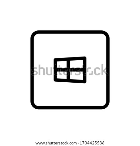 Illustration vector graphic of windows type icon