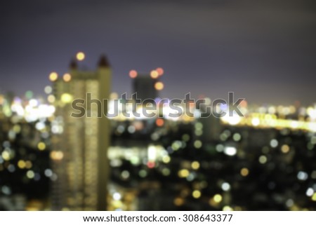 Bokeh Lights , tower lights blur background