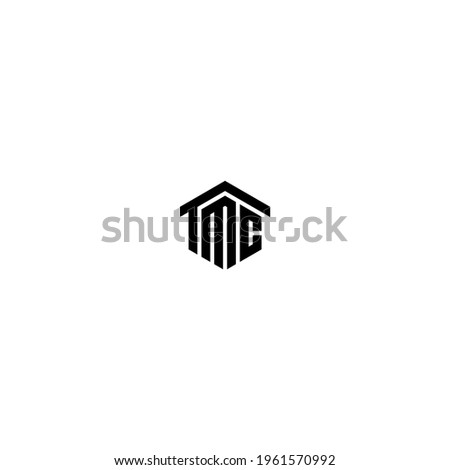 Letter TMC monogram logo design vector