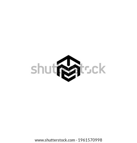 Letter TMC monogram logo design vector