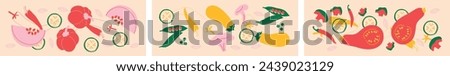 Similar – Image, Stock Photo Breakfast table with a cup of coffee and a slice of bread with butter