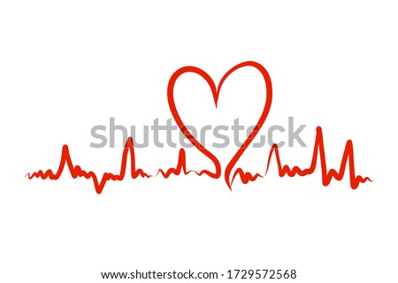 Heart Clip Art Wave Heart With Heartbeat Clipart Stunning Free Transparent Png Clipart Images Free Download