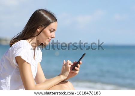 Similar – Image, Stock Photo Smiley girl playing video games at night