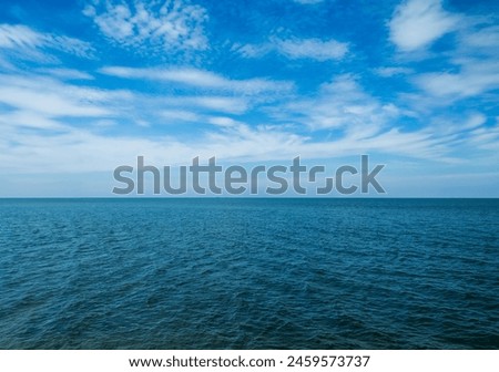 Similar – Image, Stock Photo blaues stilles Meer ozean