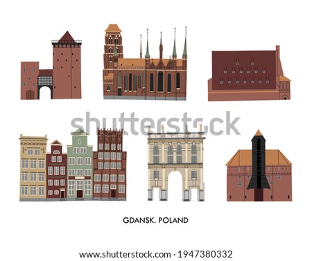 Similar – Image, Stock Photo postcard Gdansk Poland