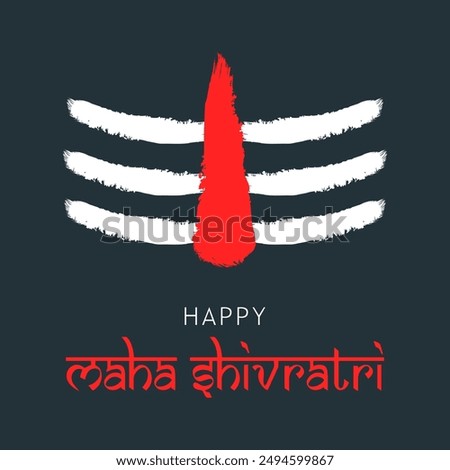 Happy Maha Shivratri Tilak Social Media Banner