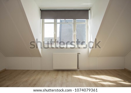 New dormer in a empty clean house  Stock foto © 