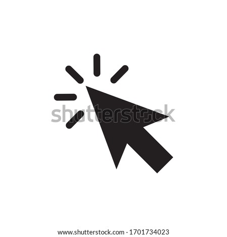 pointer icon. cursor icon vector illustration