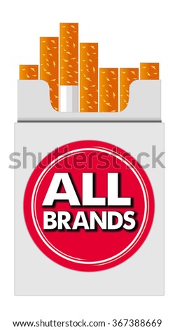 Pack of Cigarettes all Brands