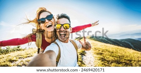 Similar – Image, Stock Photo Young woman traveler in the streets of an old town