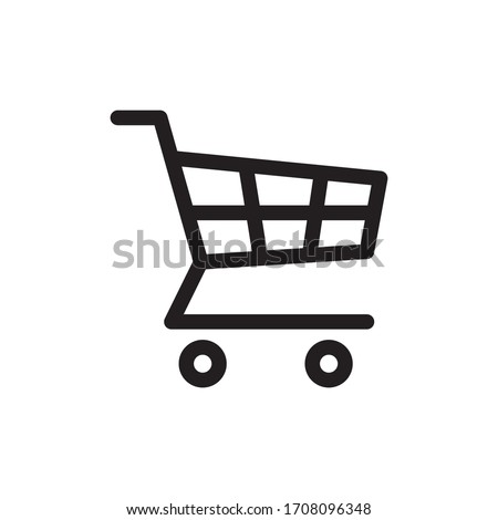 Shopping Chart Icon In Trendy  Design Vector Eps 10