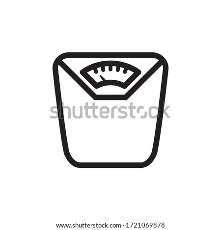 Weight Scales Icon In Trendy  Design Vector Eps 10