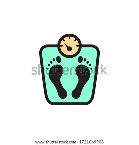 Weight Scales Icon In Trendy  Design Vector Eps 10