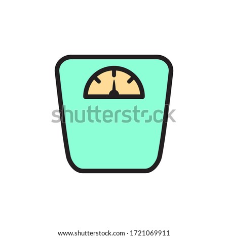 Weight Scales Icon In Trendy  Design Vector Eps 10