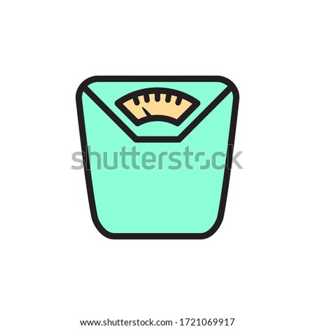 Weight Scales Icon In Trendy  Design Vector Eps 10