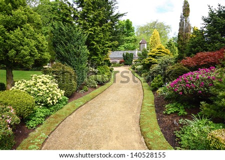 Beautiful spring garden design