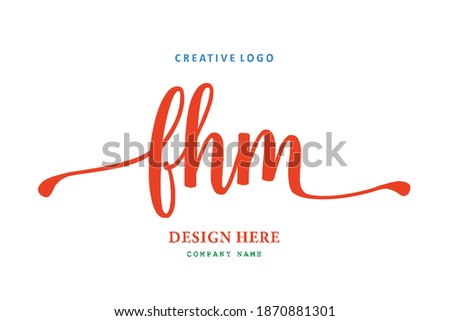 FHM lettering logo is simple, easy to understand and authoritative