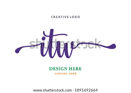 ITW lettering logo is simple, easy to understand and authoritative