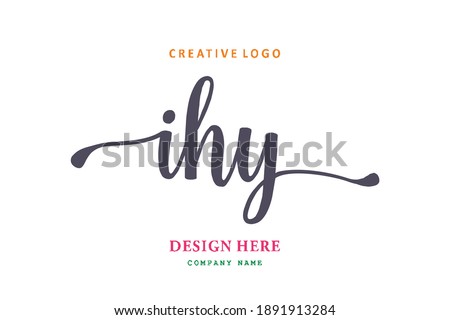 IHY lettering logo is simple, easy to understand and authoritative