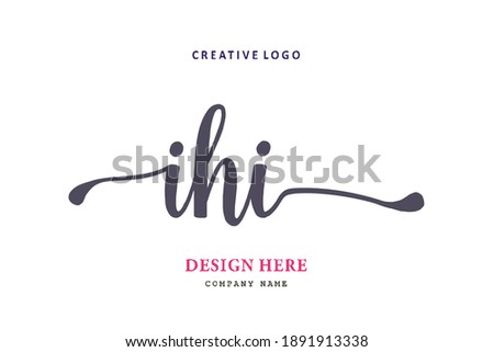 IHI lettering logo is simple, easy to understand and authoritative