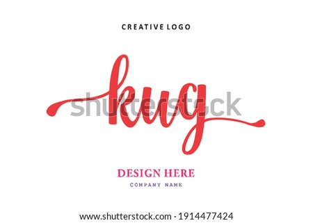 KUG lettering logo is simple, easy to understand and authoritative