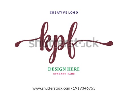 KPF lettering logo is simple, easy to understand and authoritative